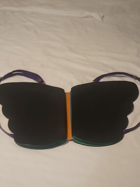 Women’s Butterfly Wing Backpack - Black and Purple